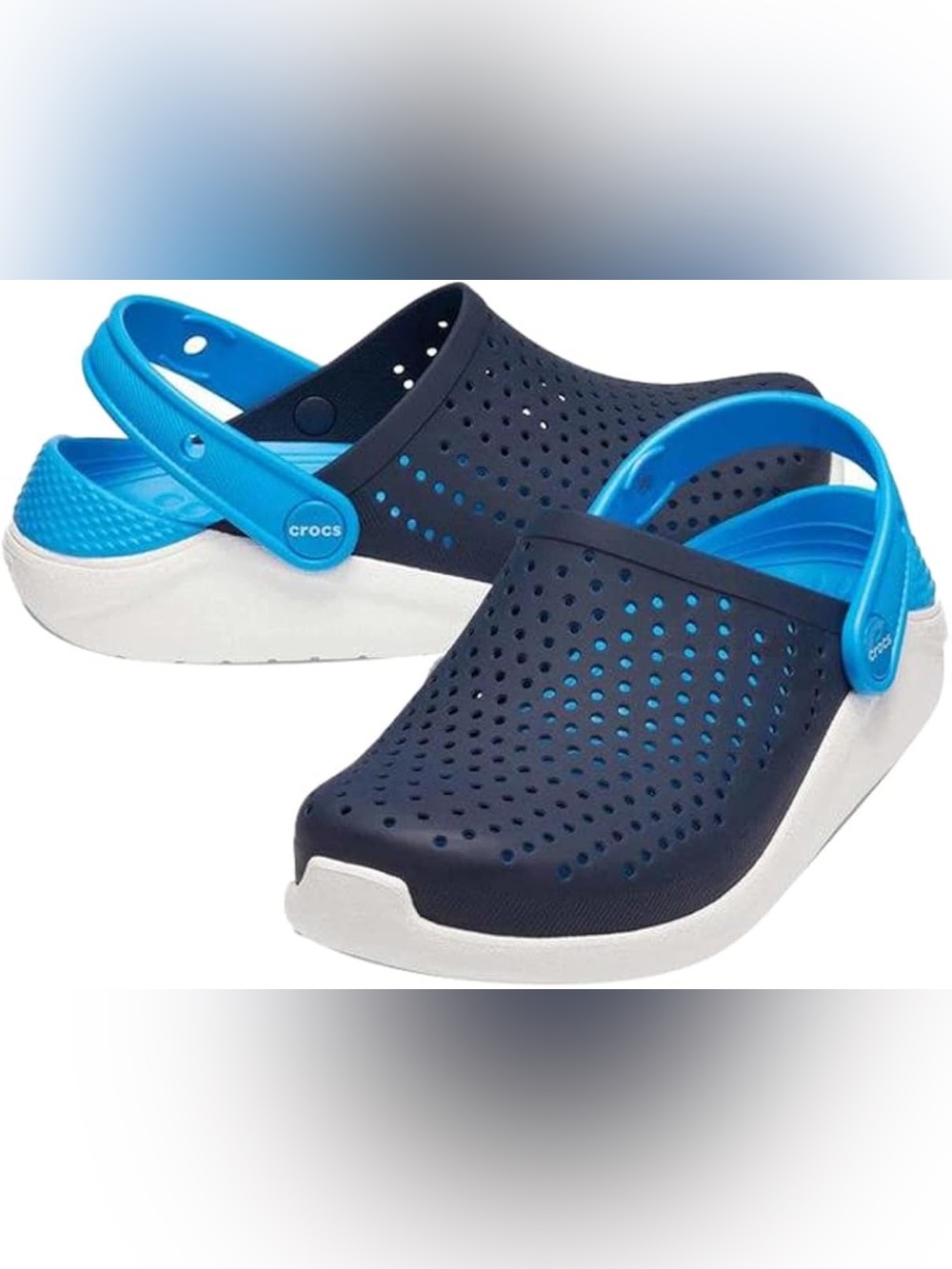 CROCS Navy Clogs Light Ride 12
